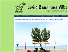 Tablet Screenshot of lovinabeachhouses.com